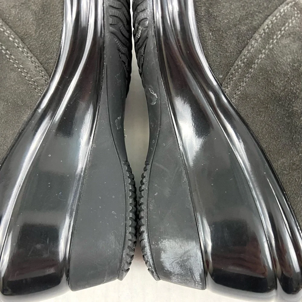 Aquatalia “Brass” Fold Down Wedge Boots - Size 9